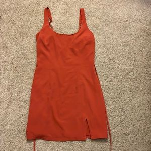 Abercrombie & Fitch Red Mini Dress Medium Tall